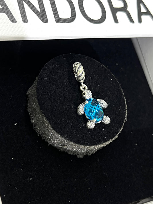 Blue Turtle Charm