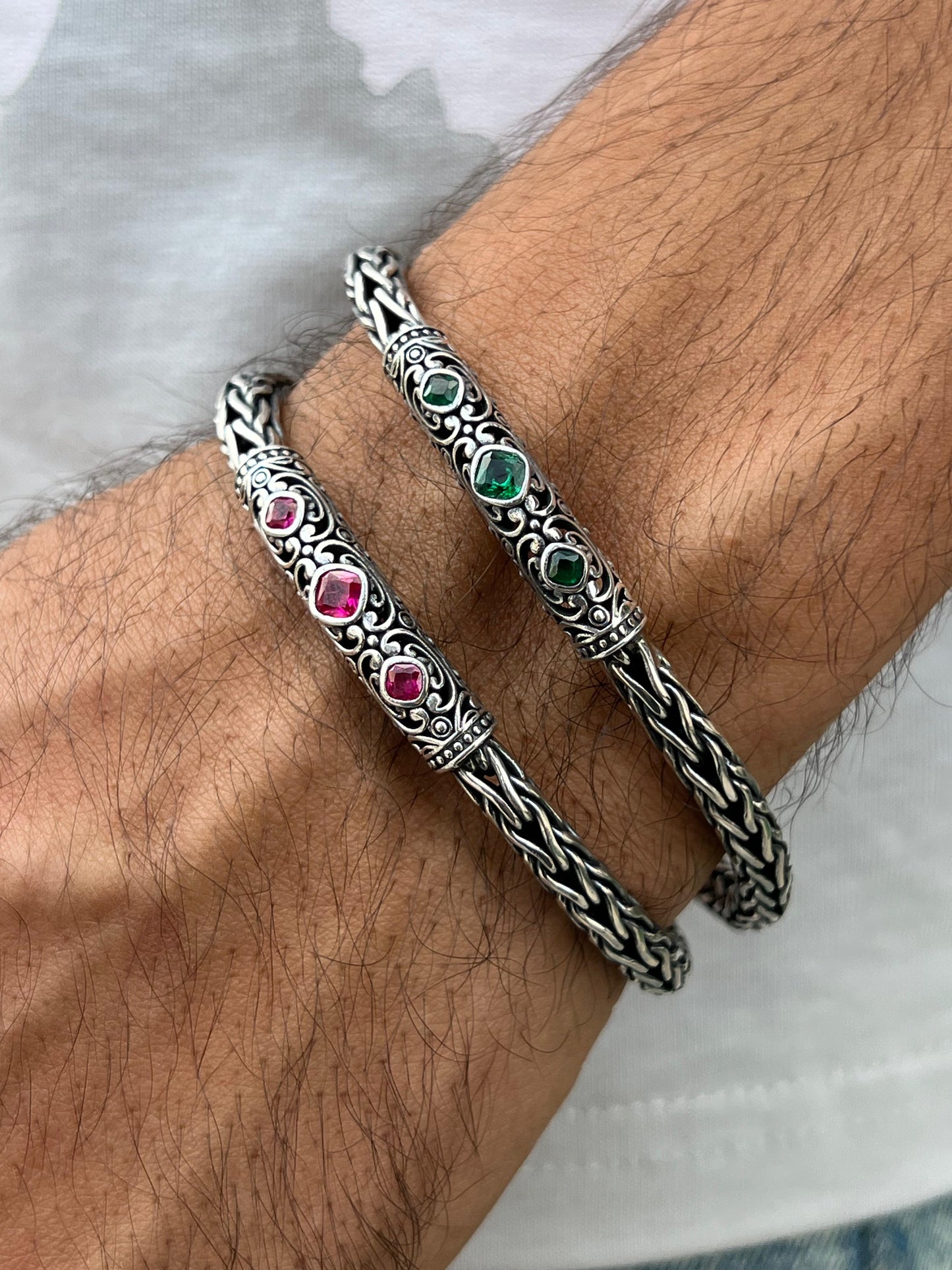 Anatolia Bracelet for Men's Sterling Silver 925s-21cm