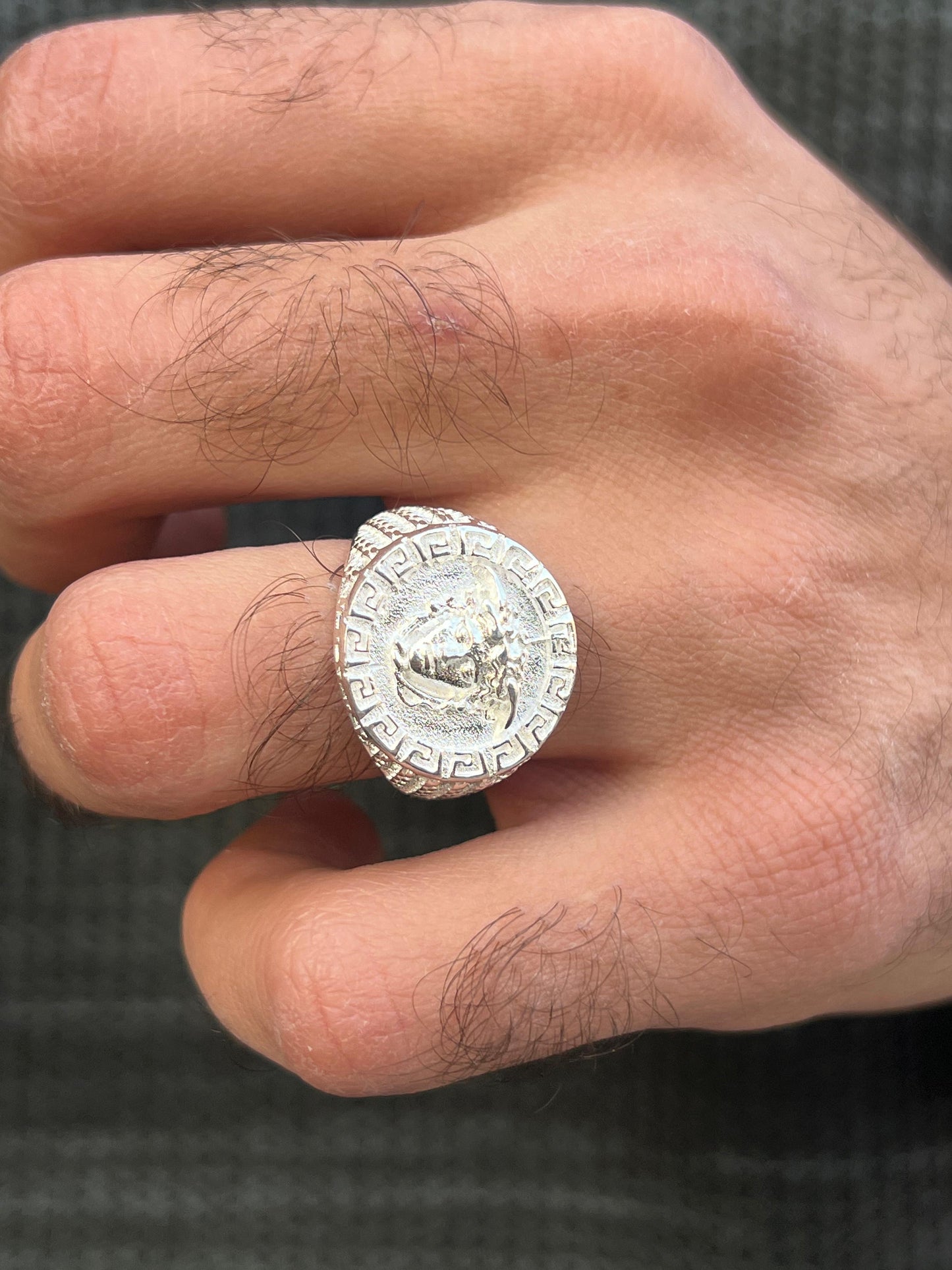 Clean Versace Ring -Sterling Silver 925s