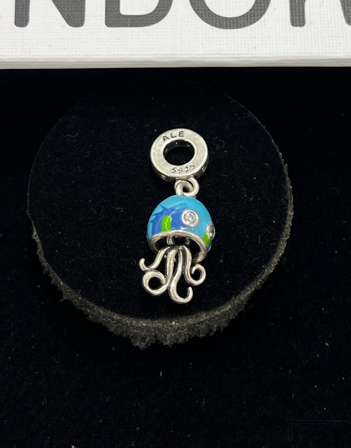 Blue Octopus Charm