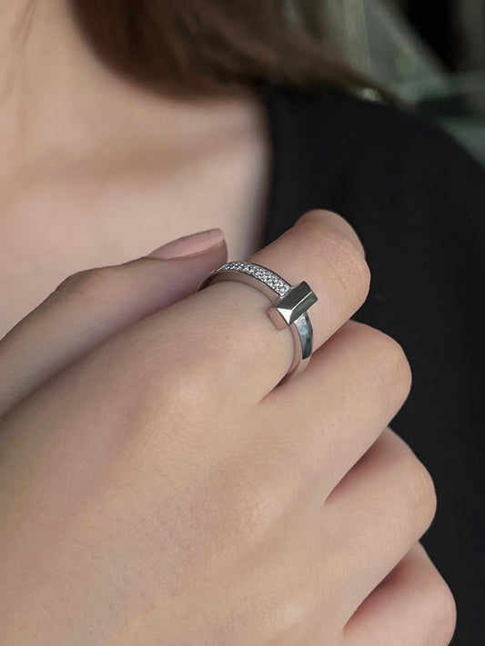 Sleek Ring - pure Silver 925s-size:7