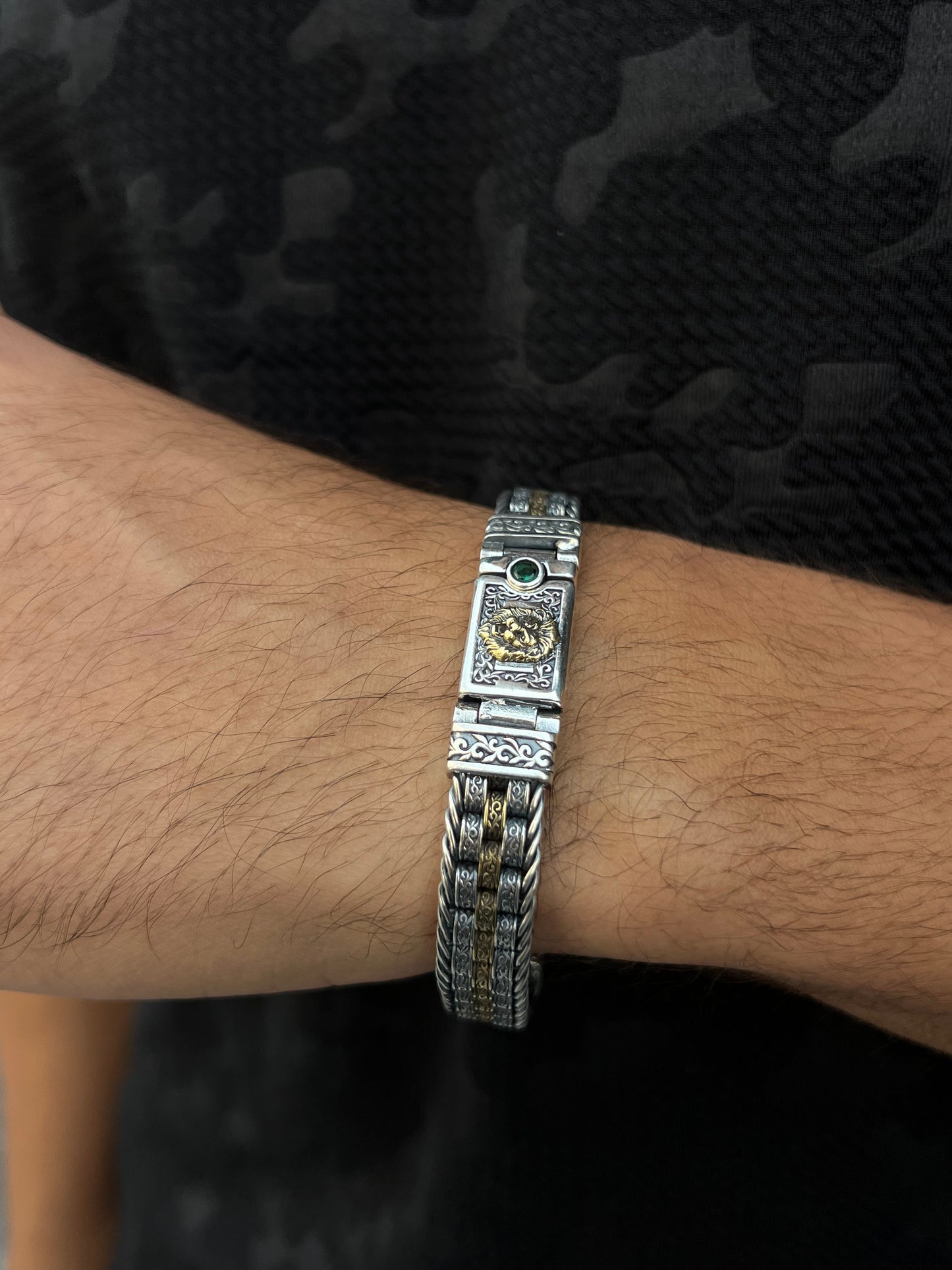 Massive Iconic Lion King Bracelet S925 Sterling Silver for men