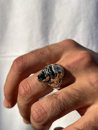 Rage Gorilla Ring -Sterling Silver 925s
