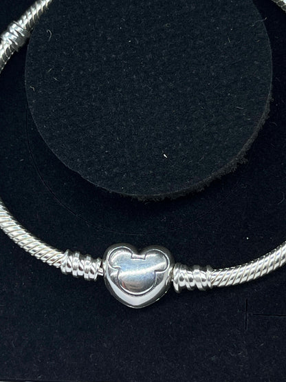 sparkling Mickey Round Snake Chain Bracelet