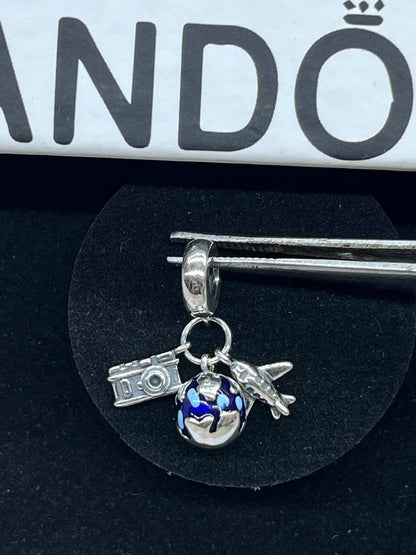 Travel Around the World Charm