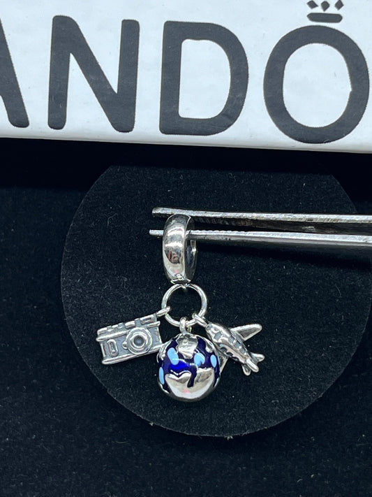 Travel Around the World Charm