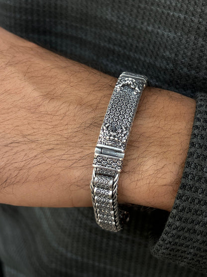 Dragon Spirit Bracelet Sterling Silver 925s-(21cm-12mm)