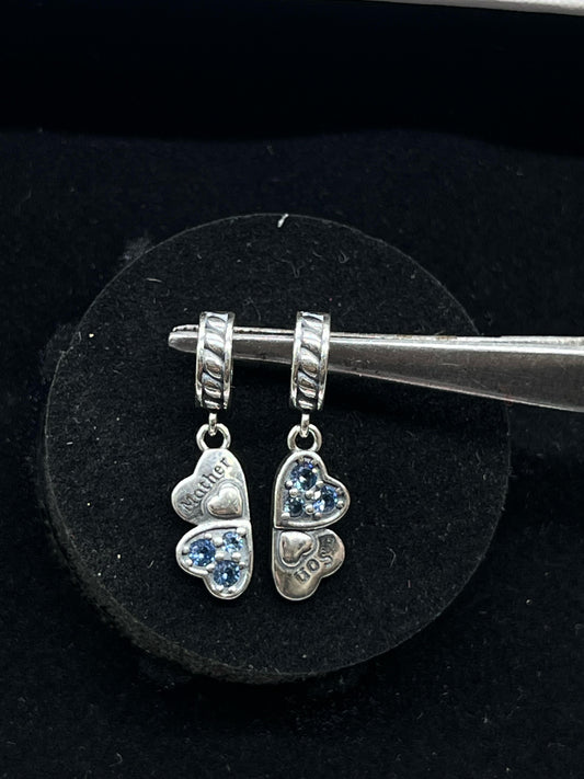 Mother Son Love' Heart Dangle Charm