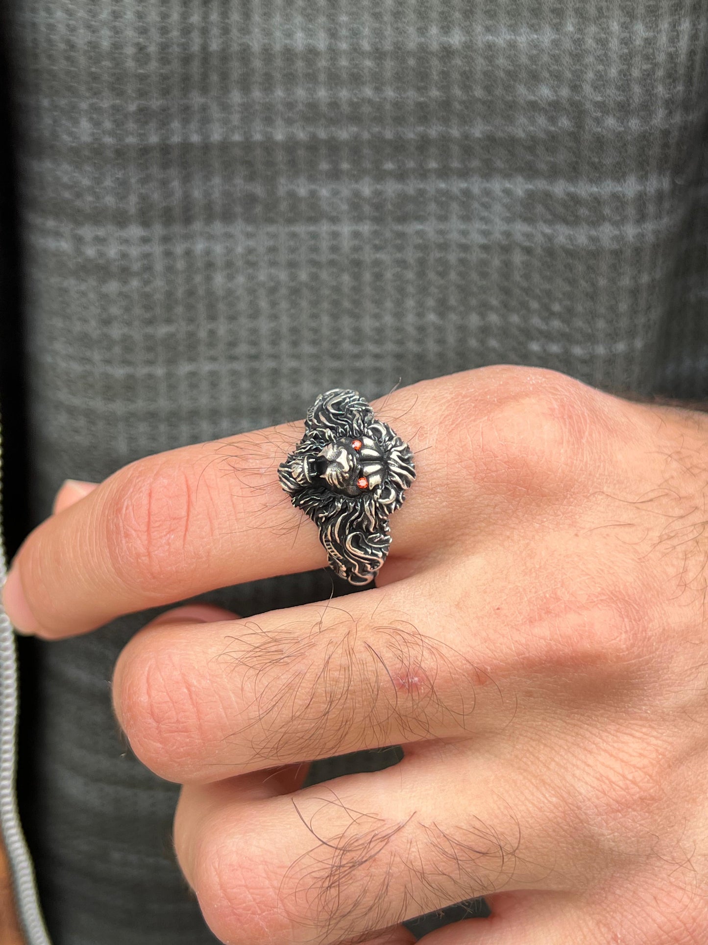 Midnight Beast Ring -Sterling Silver 925s