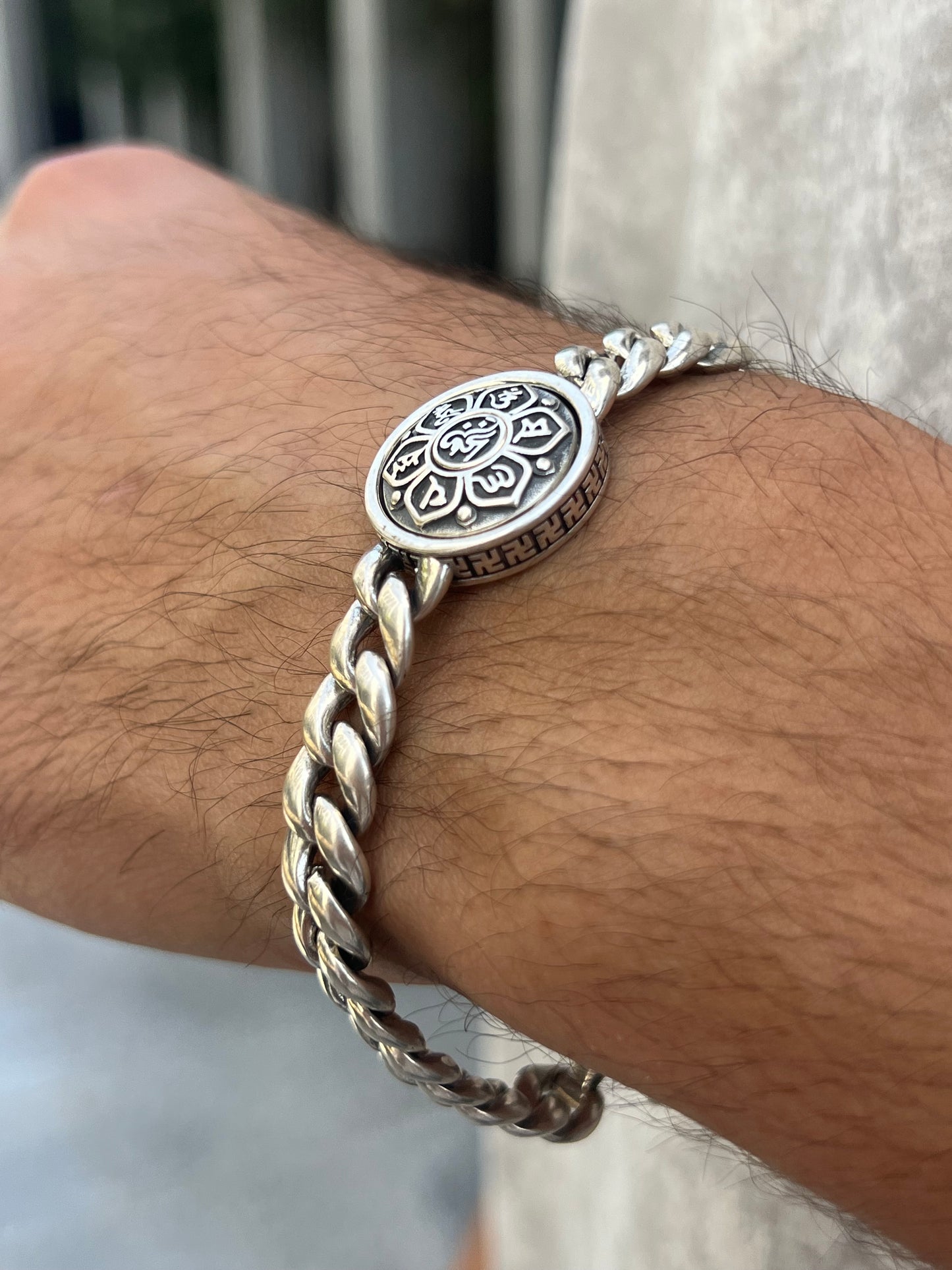 Dragon Edition Rotating Tibetan Exclusive Bracelet S925 Sterling Silver for men