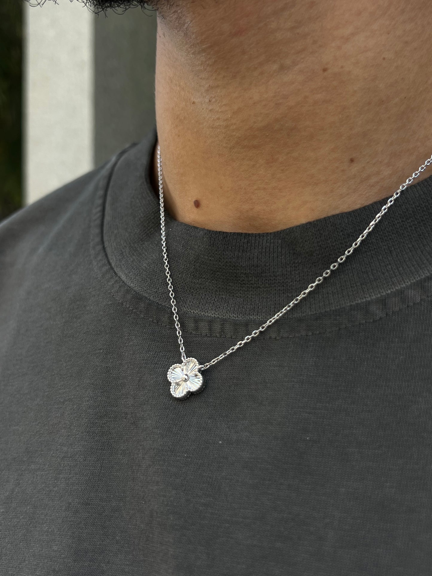 Diamondcut vancleef Necklace for Men's Sterling Silver 925s