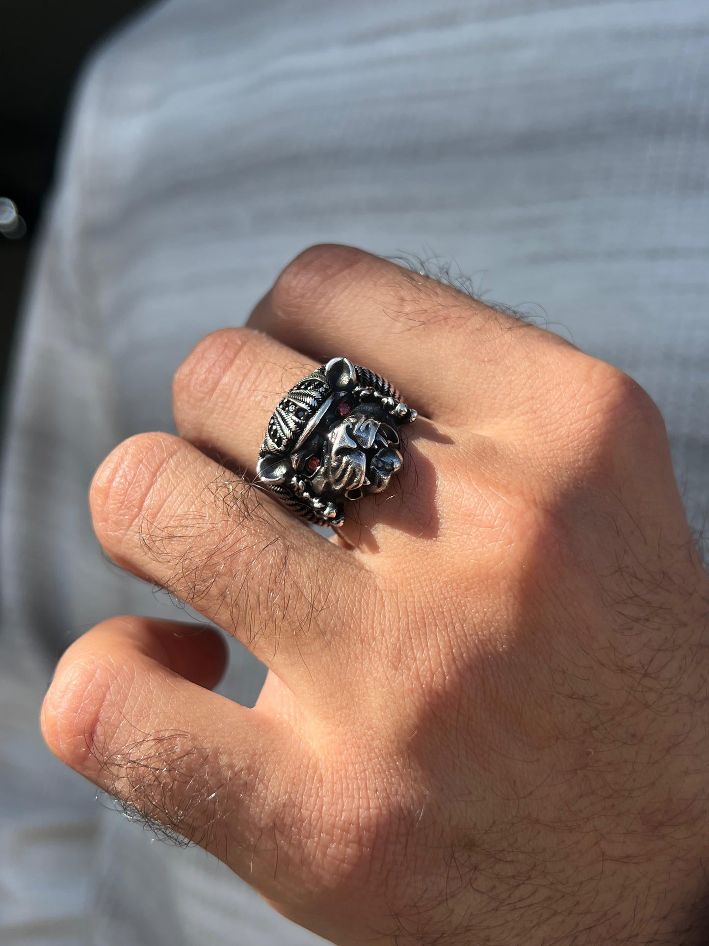 Limited Edition Barbarian Edge Ring -Sterling Silver 925s