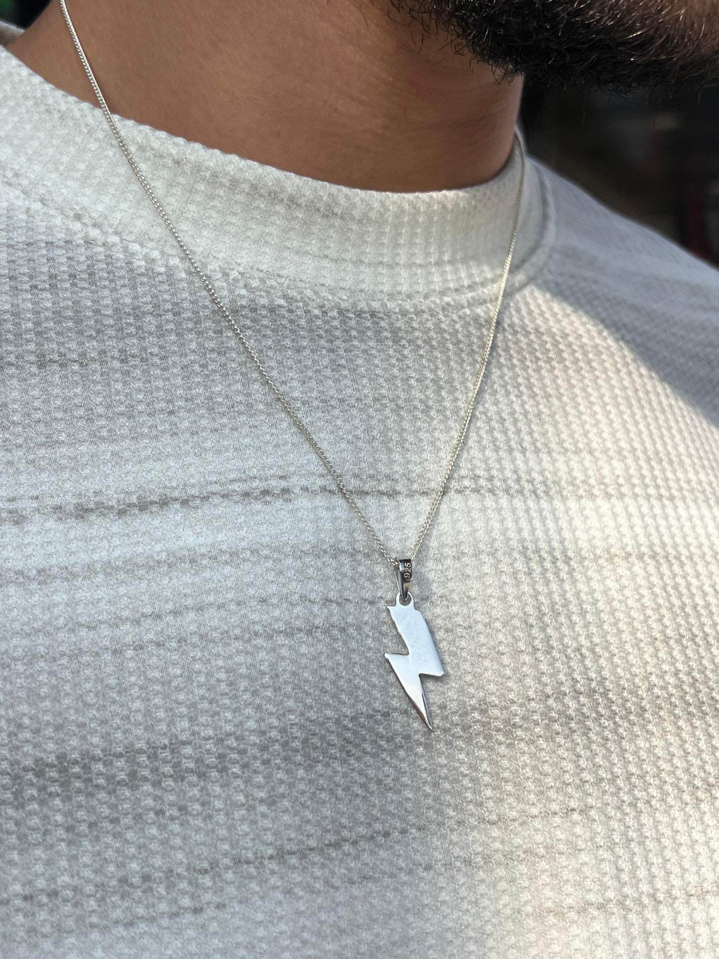 Volt Necklace for Men's Sterling Silver 925s