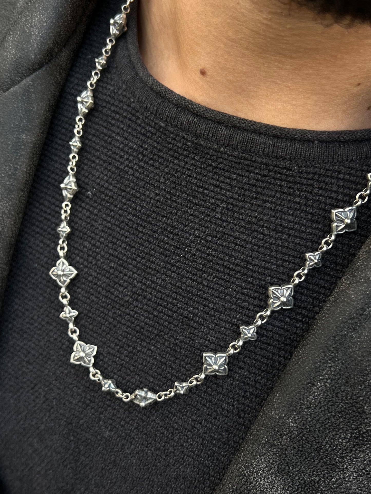 Rpika Solid Chain For Men Sterling Silver925 -62cm