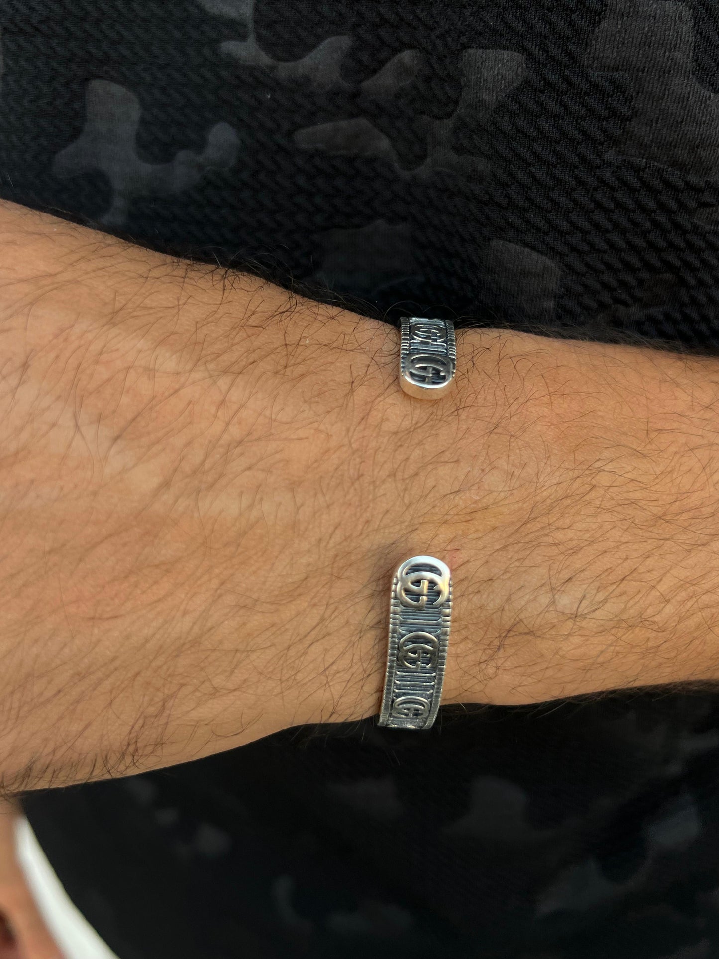 GUCCI Bangle bracelet -S925 Sterling Silver for men -