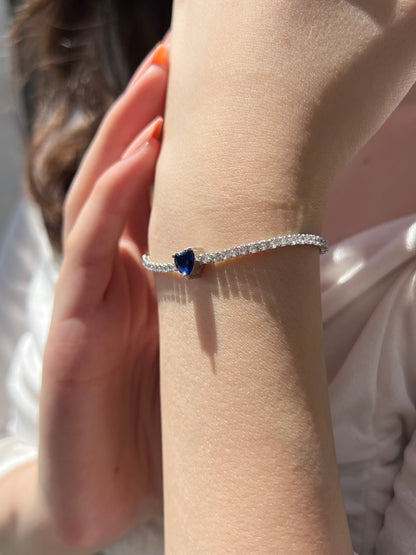 Love Sparkle Tennis Bracelet – s925 Sterling Silver