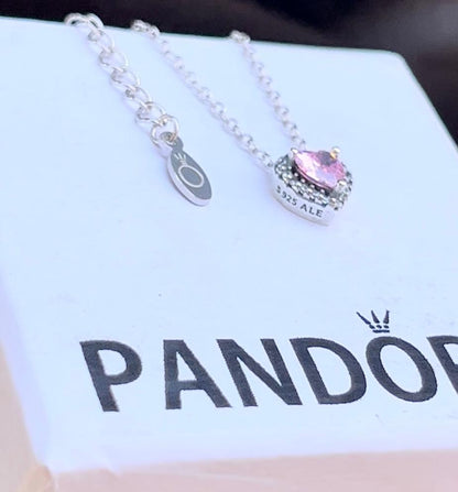 Heart Necklace -Italian Silver 925