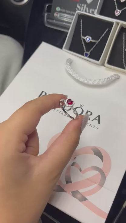 Heart Ring -Italian Silver 925