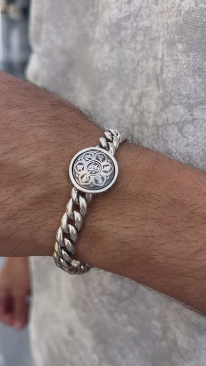 Dragon Edition Rotating Tibetan Exclusive Bracelet S925 Sterling Silver for men